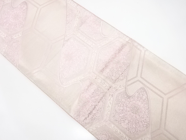 JAPANESE FUKURO OBI / WOVEN FLOWER CREST